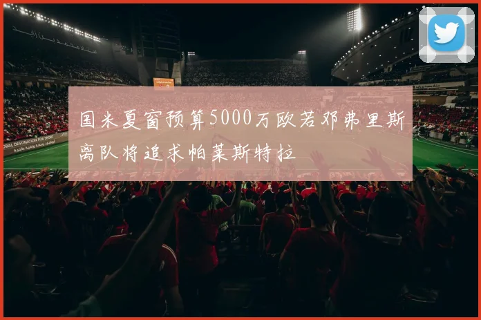 国米夏窗预算5000万欧若邓弗里斯离队将追求帕莱斯特拉